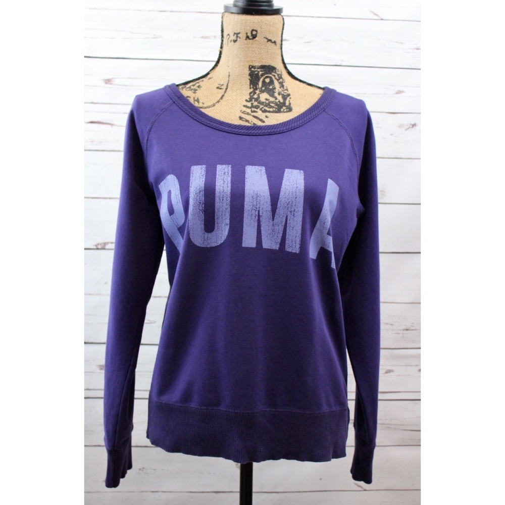 Purple Puma Sweatshirt Large